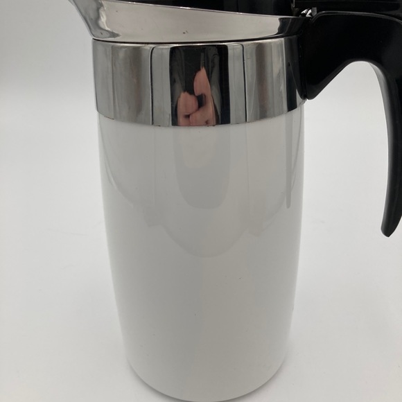 Vintage Corning Ware Coffee Maker Pot 10 Cups Made USA P-280-EP Tested Working - Picture 3 of 16